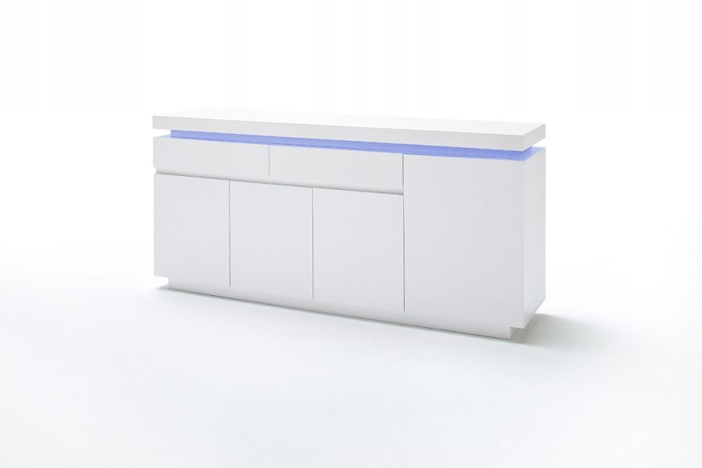 Komoda wysoki połysk + LED+Pilot Infinity Marka SFM