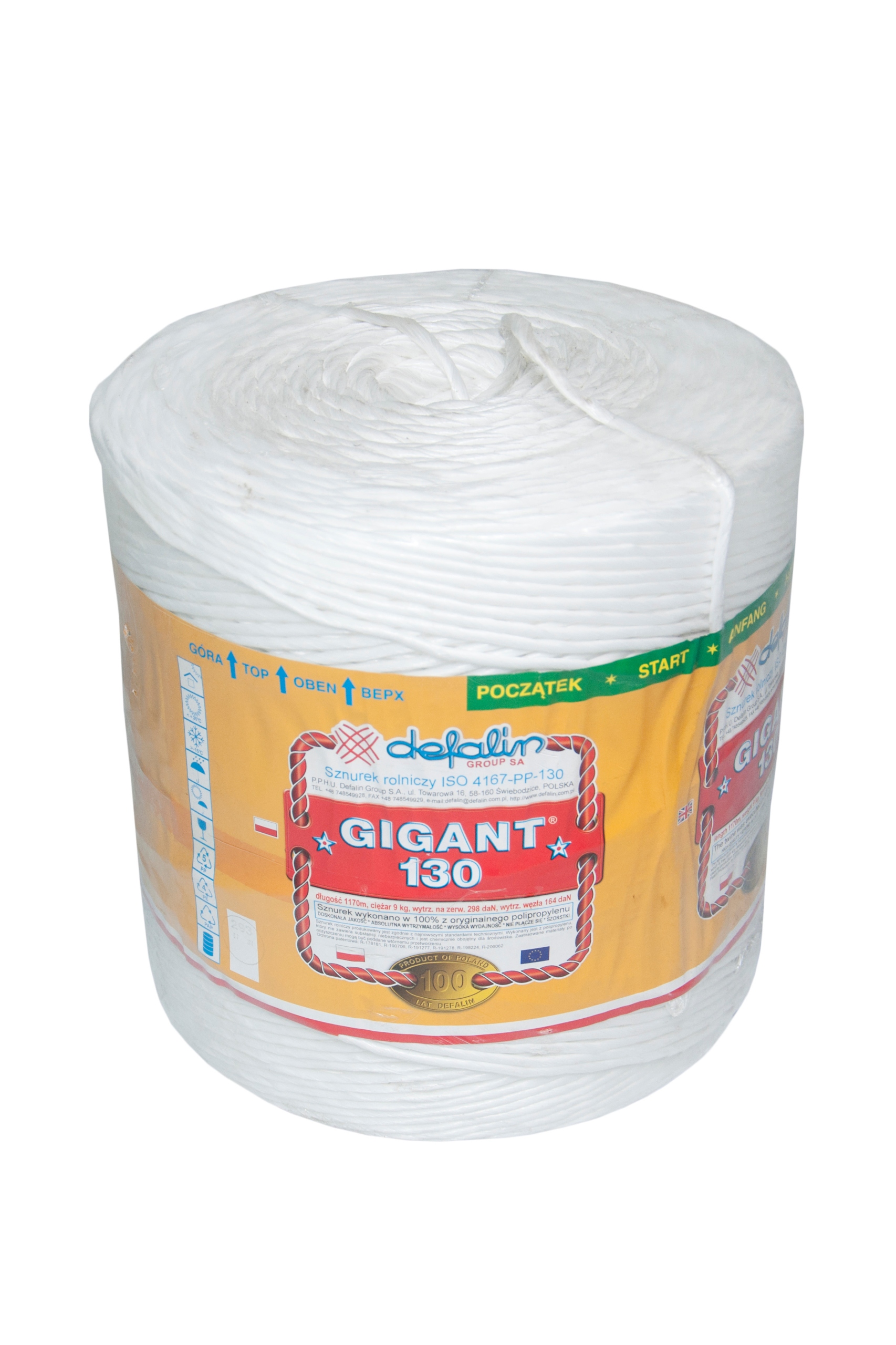 Sznurek Rolniczy Defalin Gigant 1700 Tex 9KG 1170M