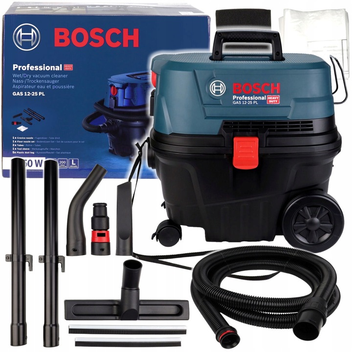 Odkurzacz przemysłowy Professional Bosch mokro/sucho 1250W zbiornik 25L