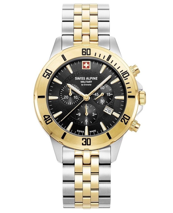Nové, Originální Hodinky Swiss Alpine Military Cruiser Chrono 7024.9147