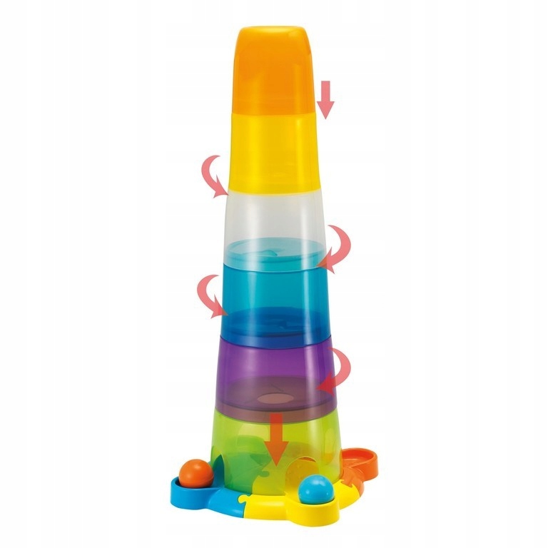 

Smily Play Wieża Z Piłeczkami Piramidka Sorter 1+