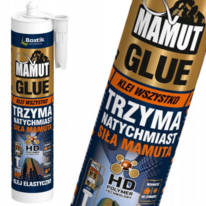 Klej uniwersalny montażowy MAMUT GLUE BIAŁY 290ml Marka Den Braven