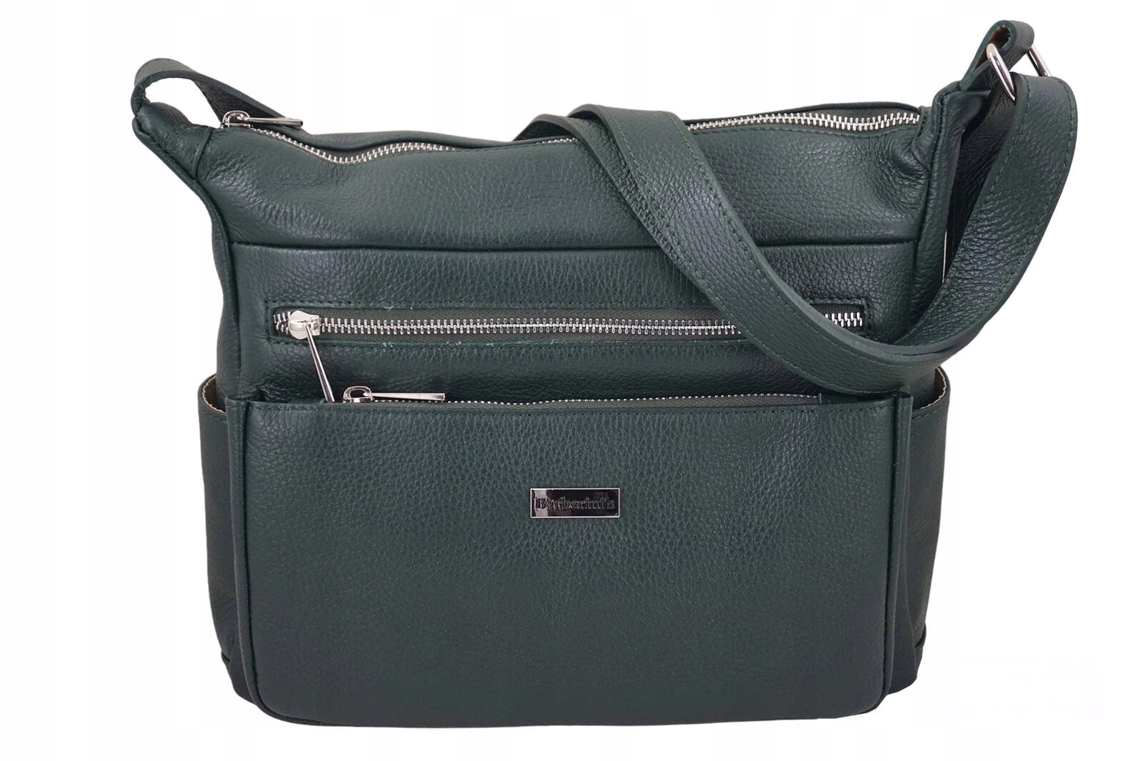 Každodenní a praktická kabelka přes rameno zelená tmavá