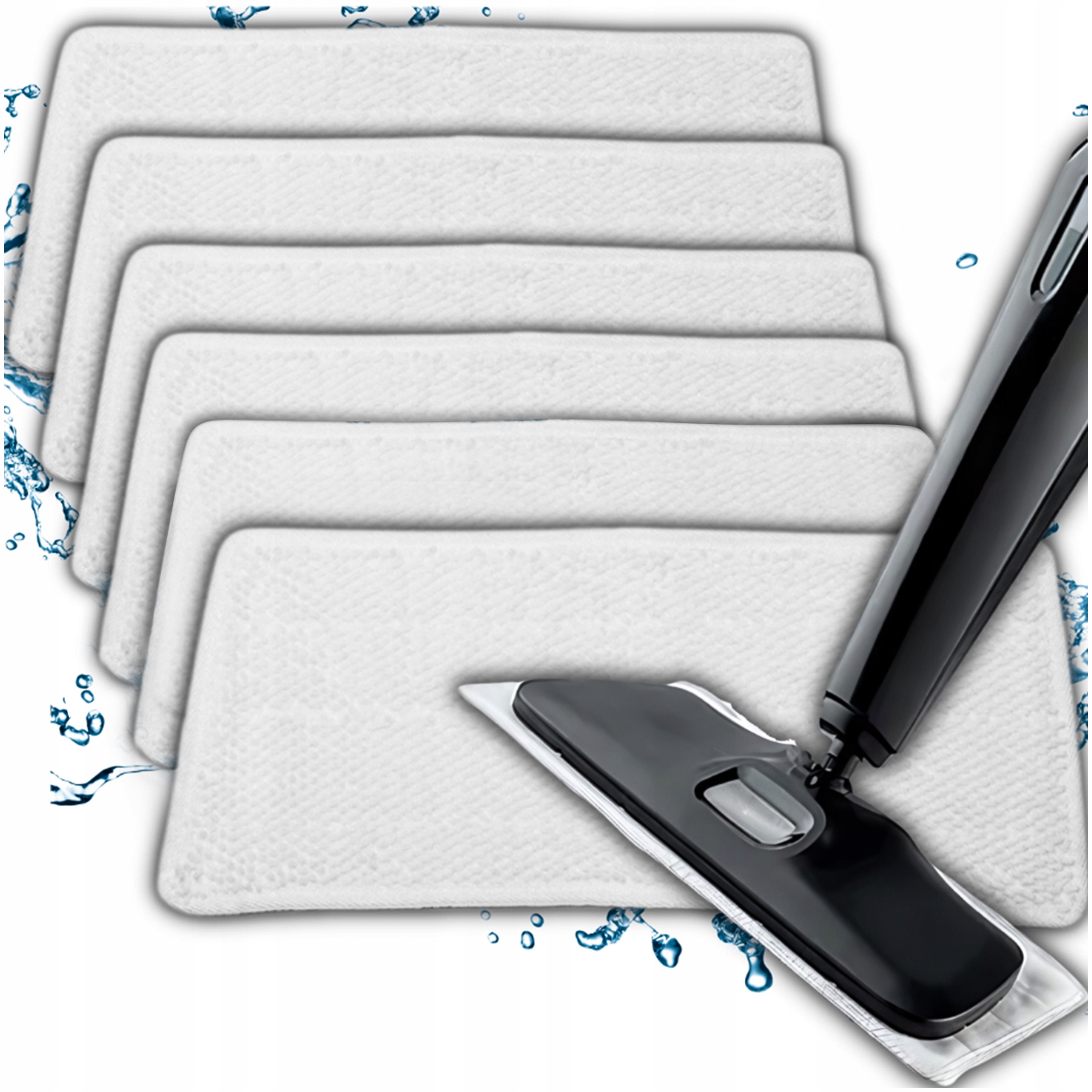 6x MOP NAKŁADKA MIKROFIBRA DO MOPA PAROWEGO VILEDA STEAM PLUS XXL