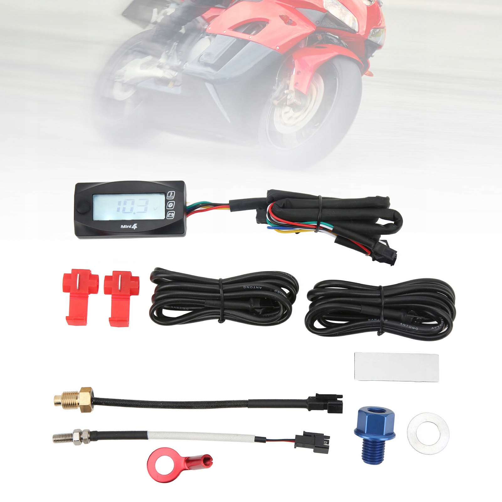 4W1 WSKAŹNIK TEMPERATURY CIECZY WYŚWIETLACZ LCD Producent inny