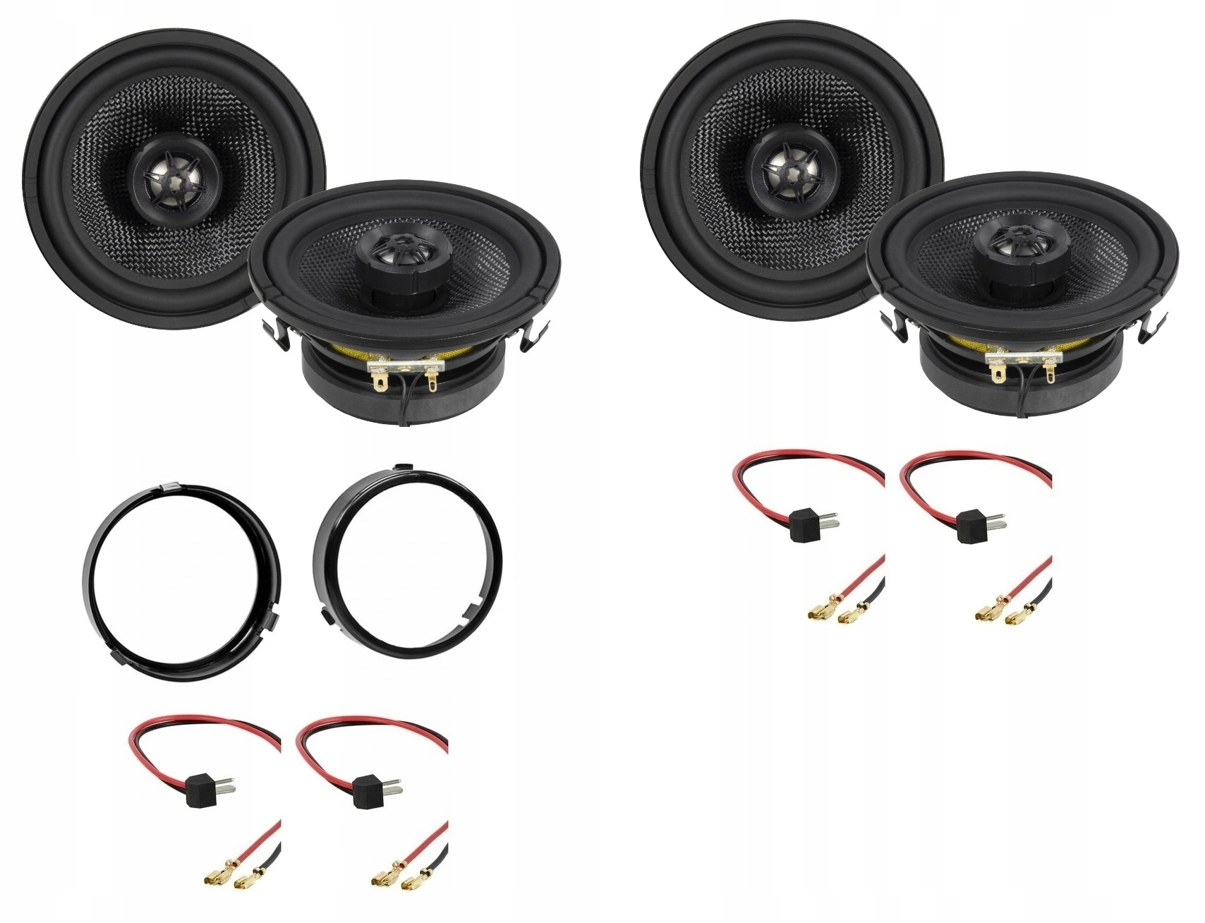 Automobilové reproduktory 12 cm 120 mm Mercedes W124 predné zadné Musway CSM120X