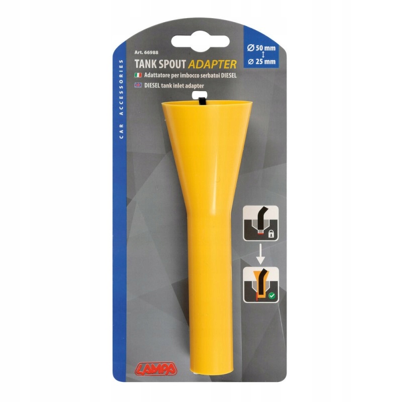 

Adapter wlotu zbiornika paliwa z 50 na 25 mm lejek