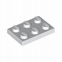 

Lego Płytka 2x3 Biała 3021 302101 1szt N