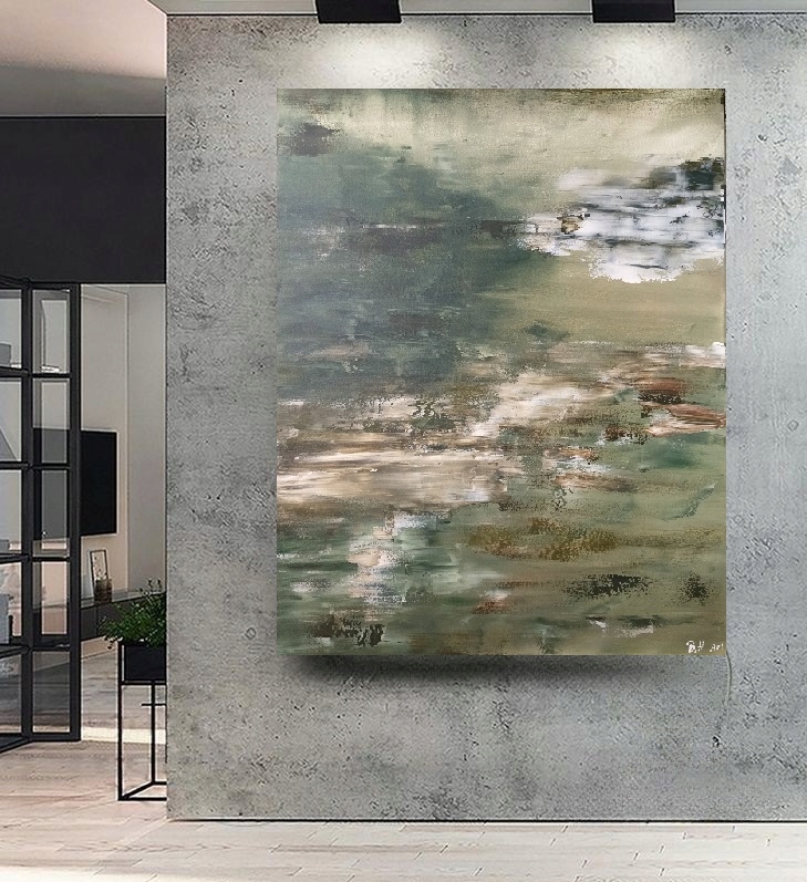 Storm Oryginał DUŻY Modny nowoczesny Obraz na płótnie R.KOPANIA 100x80