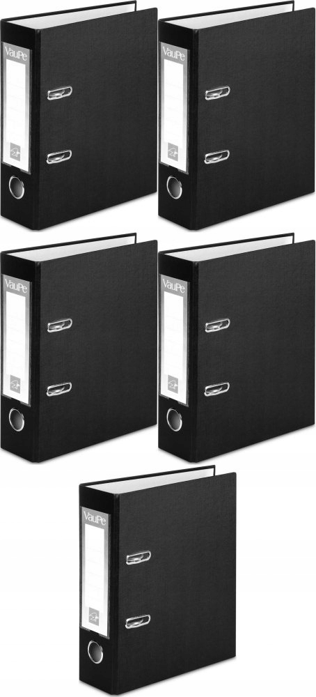 Segregator VauPe A5/75mm do 500 kartek czarny x5