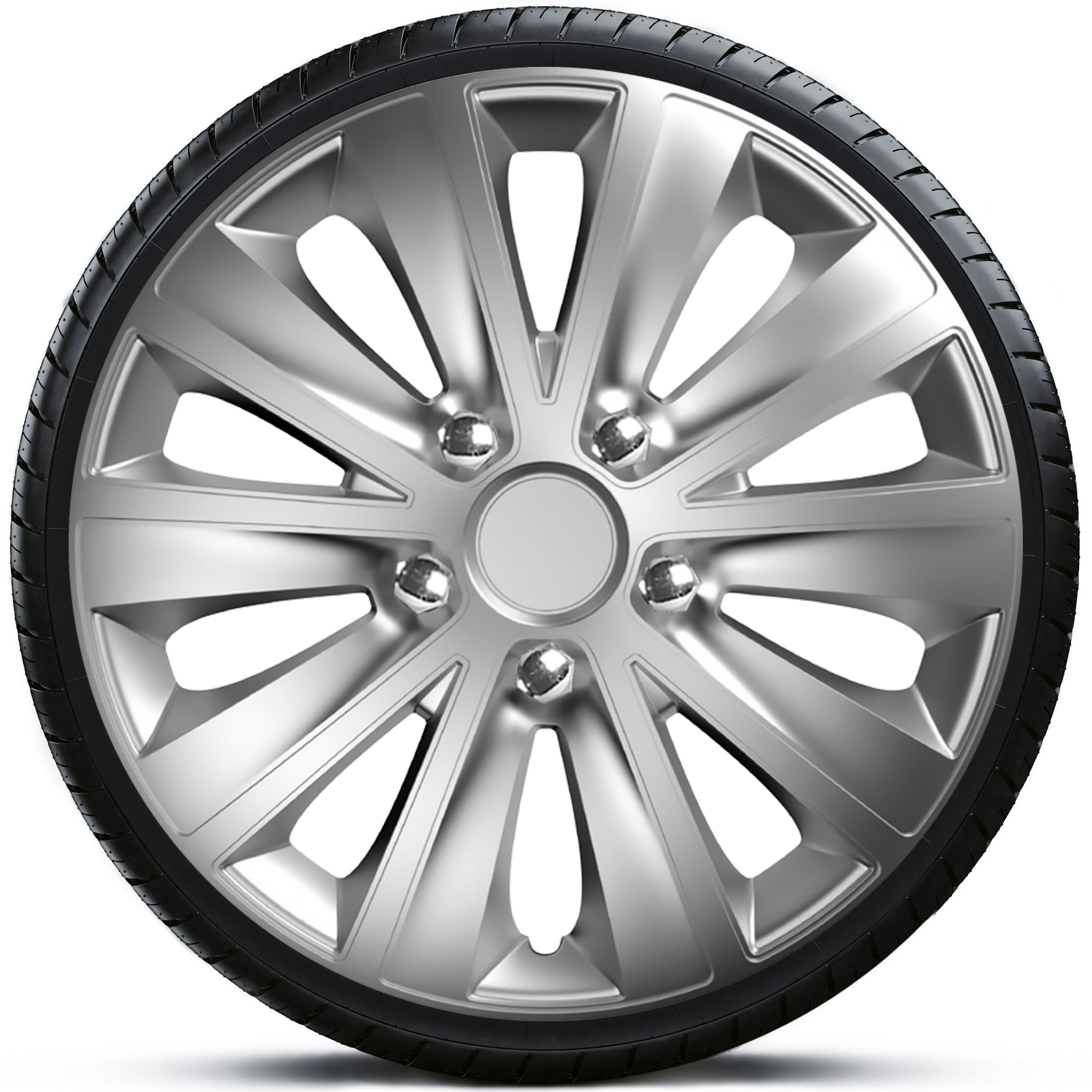 4x Poklice 15 pro Peugeot Renault Citroen Ford Volvo Fiat Alfa Romeo Dacia