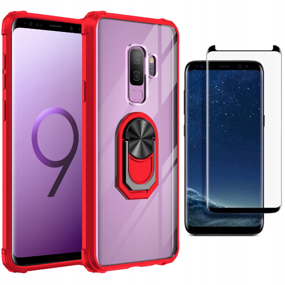 

Etui Pancerne Air Ring Do Galaxy S9+ Plus + Szkło