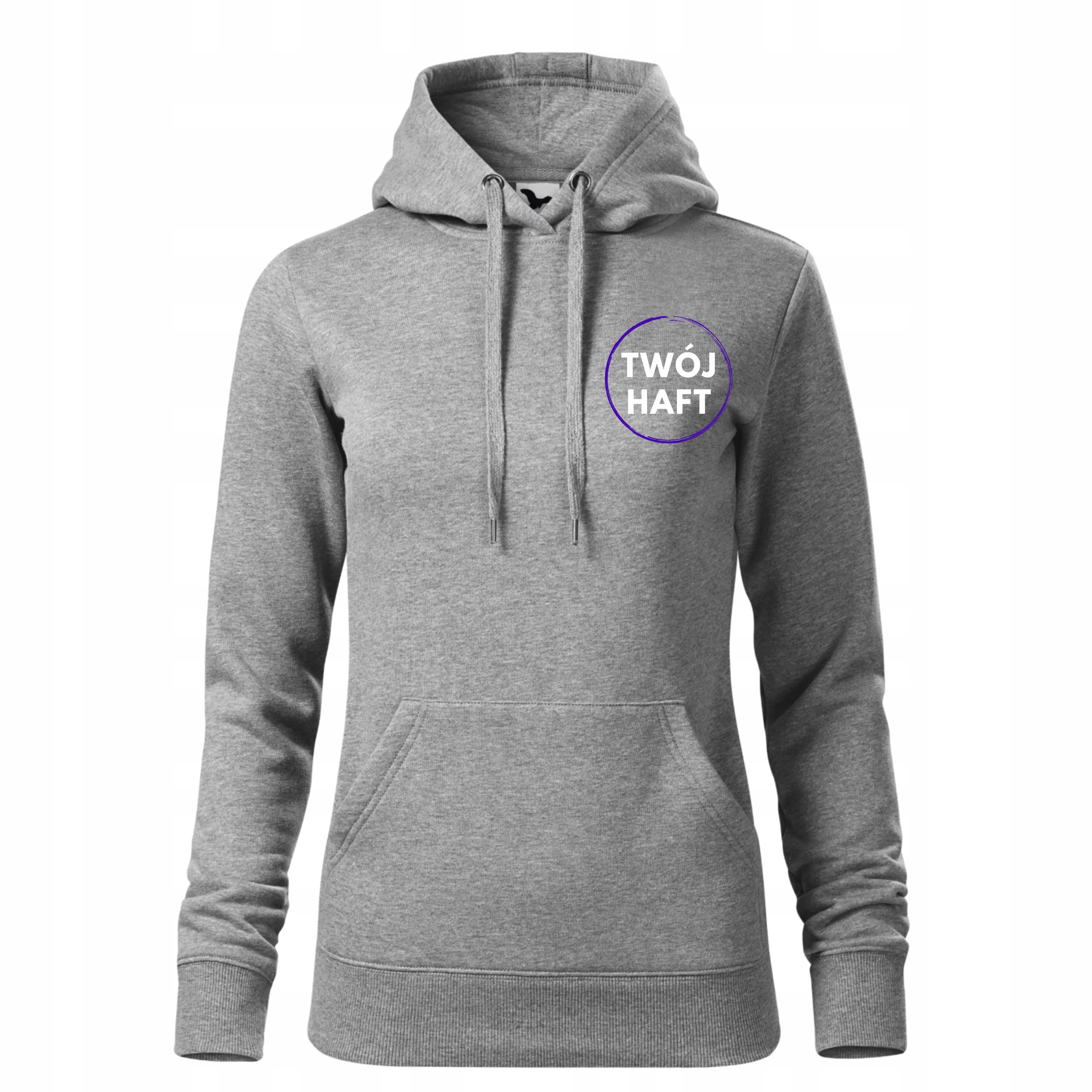 Dámská Mikina S Kapucí , tmavě šedá melanž, velikost XXL