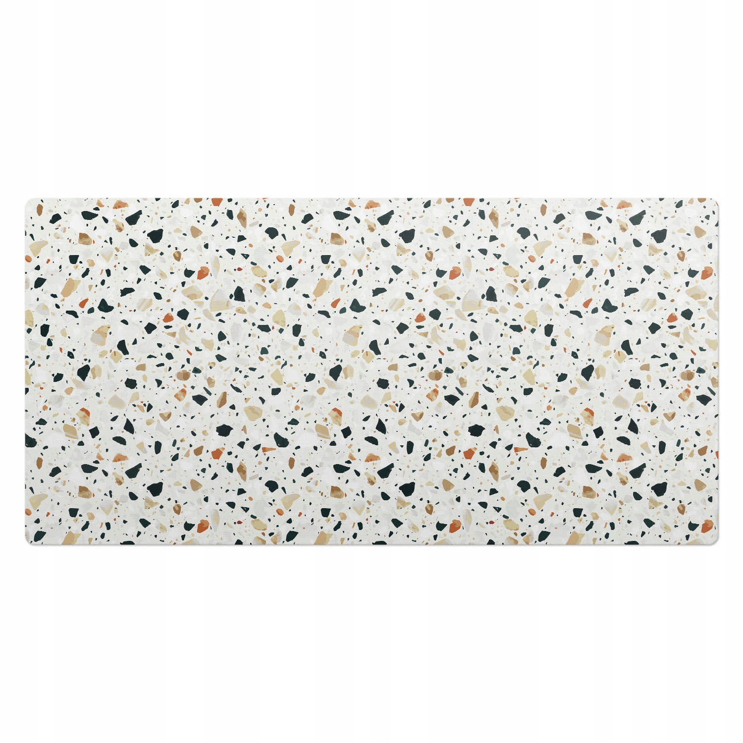 Ochranná vinylová podložka k psacímu stolu Tradiční terrazzo vzor 100x50 cm