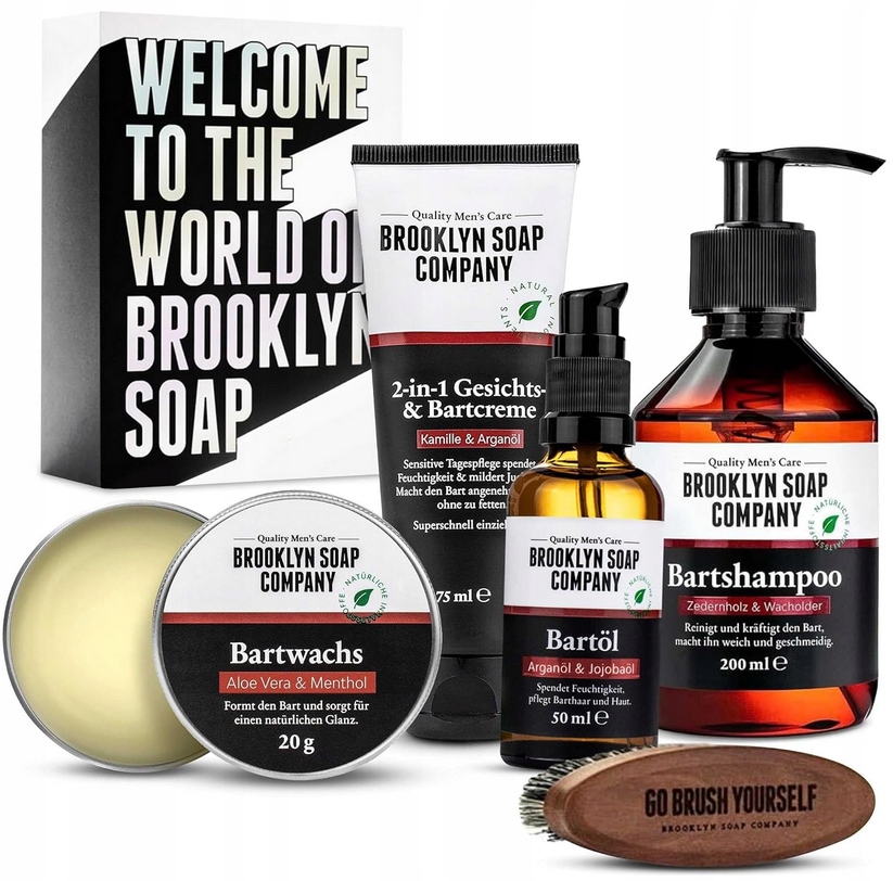 Brooklyn Soap Company Sada péče o vousy pro muže Popis!