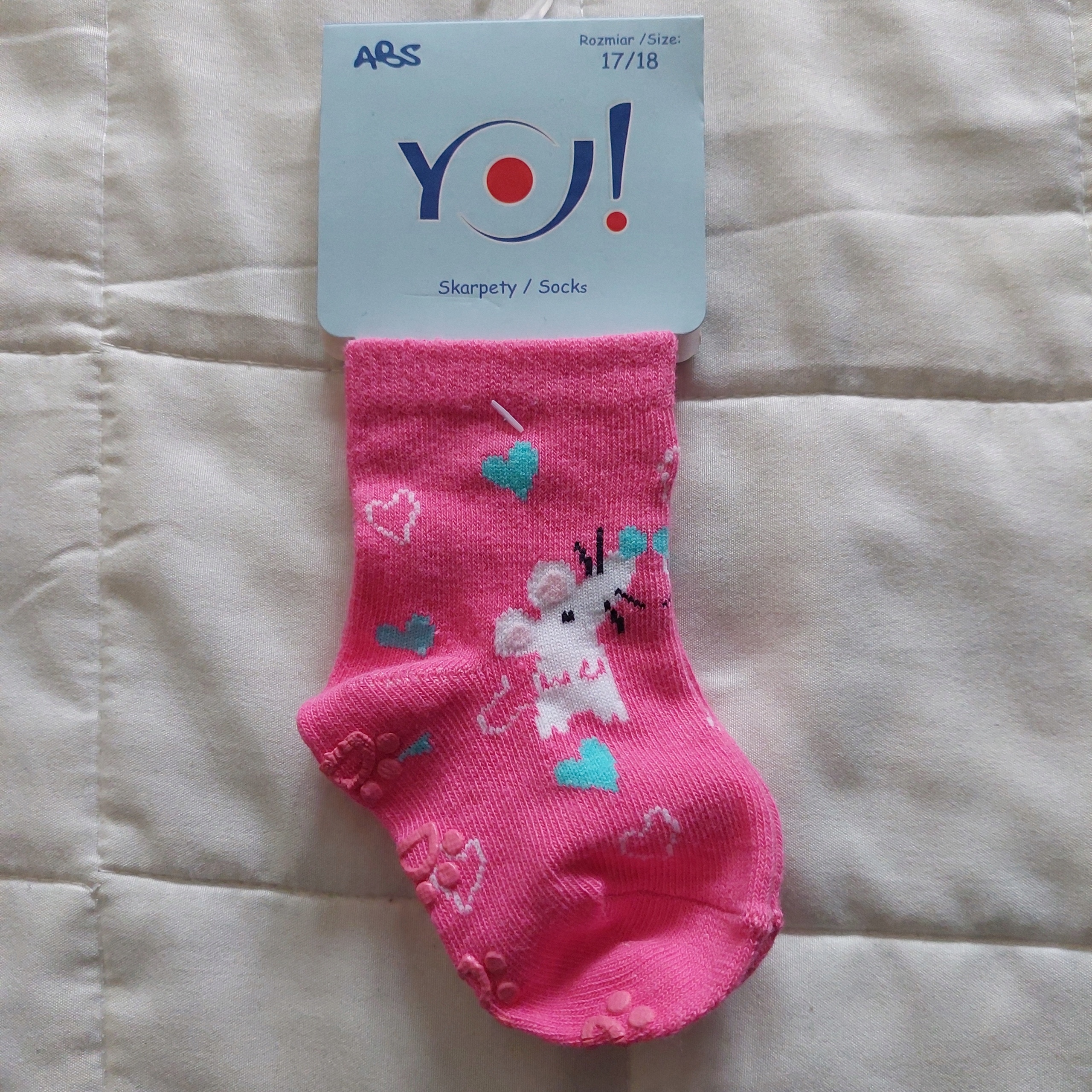 

Skarpetki Yoclub Abs roz 17/18 (10-11cm)