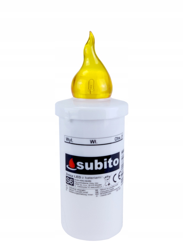 

Wkład Led Subito S6 żółty