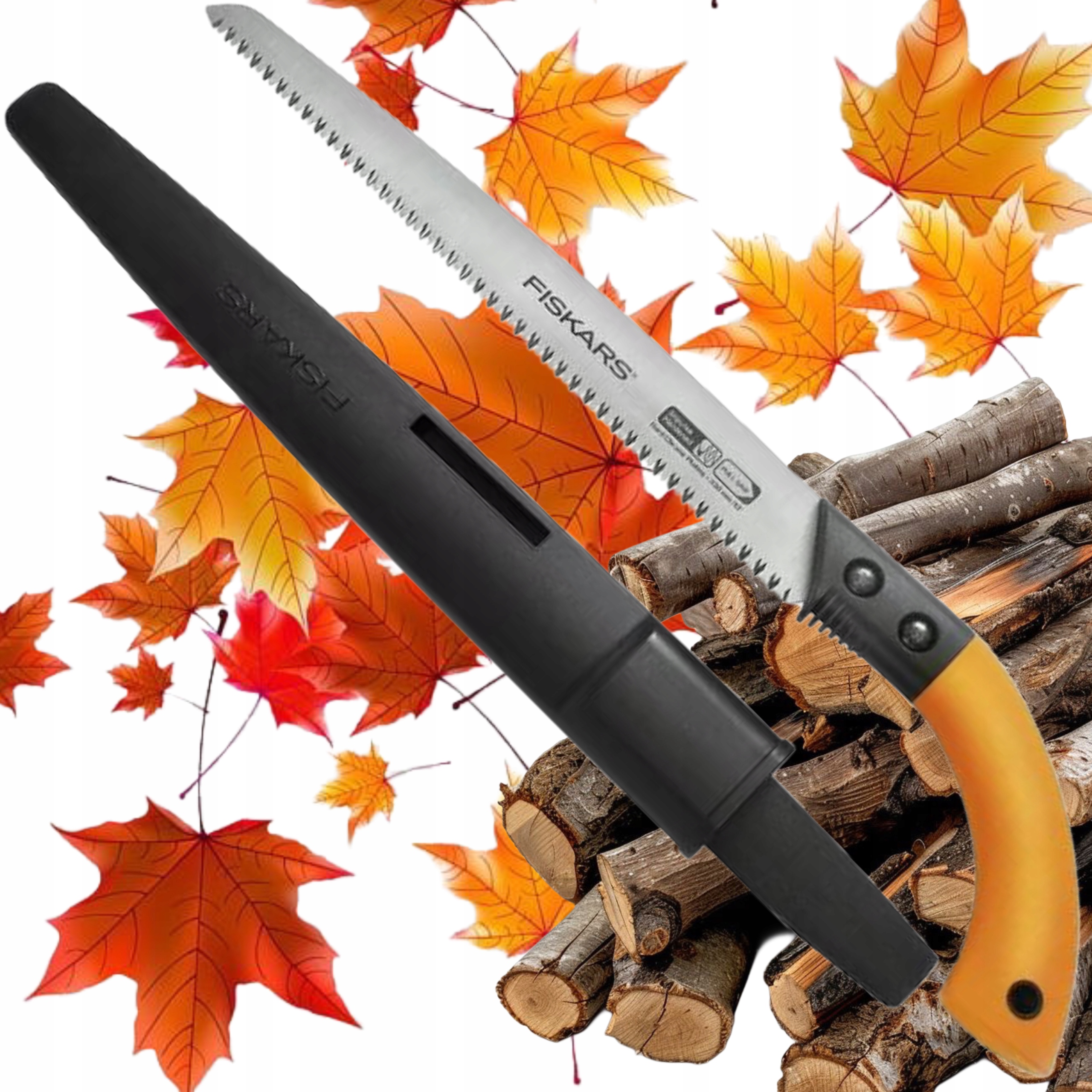 Fiskars SW84 Ruční Zahradní Pila Na Čerstvé Dřevo, Lehká, Výkonná Dílna