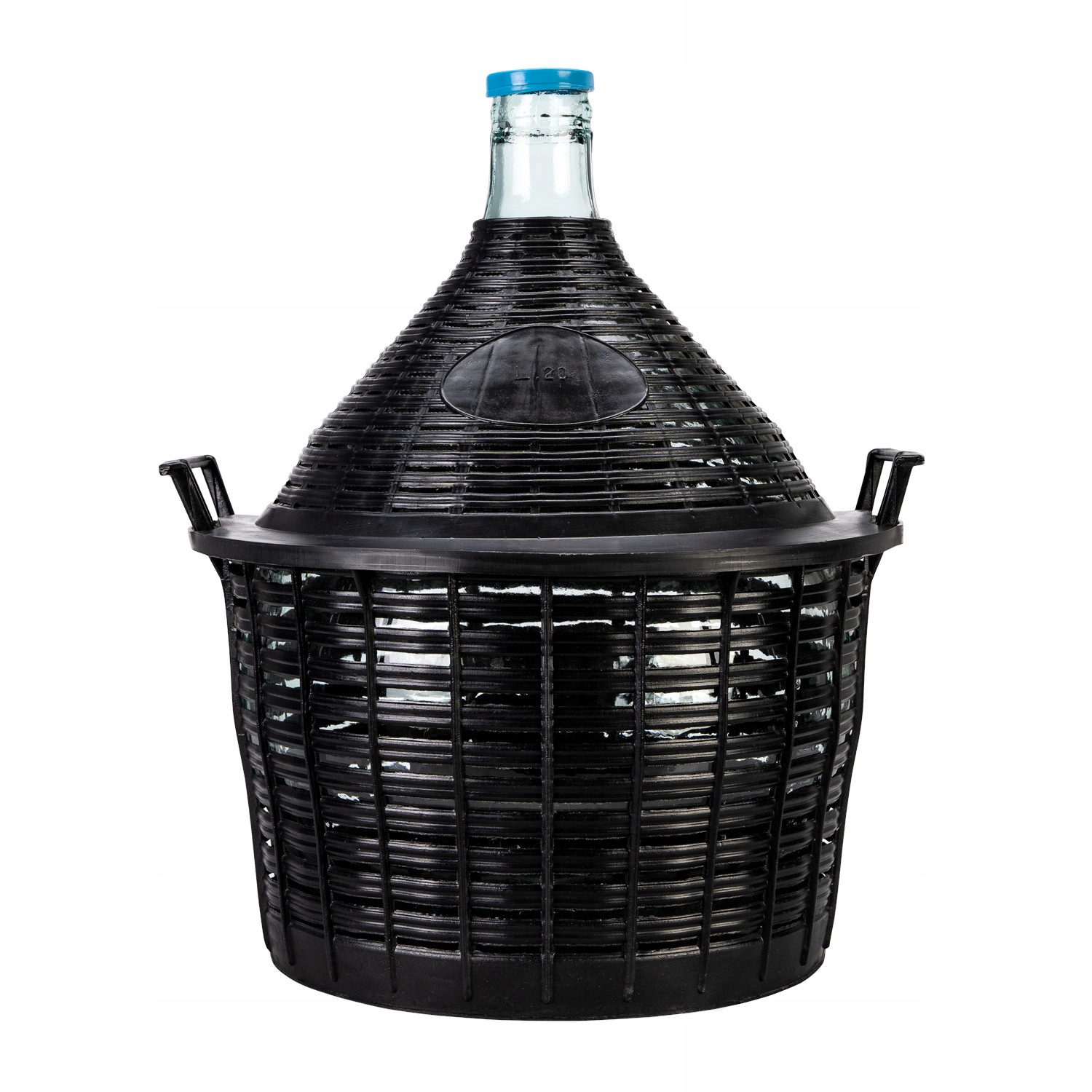 Balón na Víno 20L cider v koši Gąsior na Víno 20L láhev silné sklo