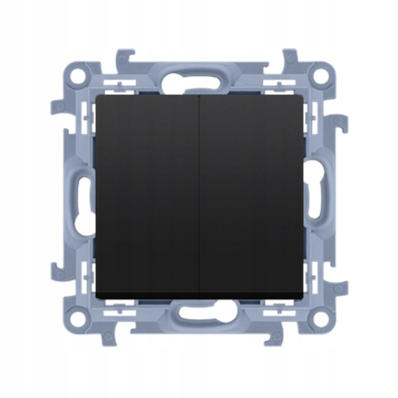 

SIMON10 Łącznik świecznikowy czarny mat 10A