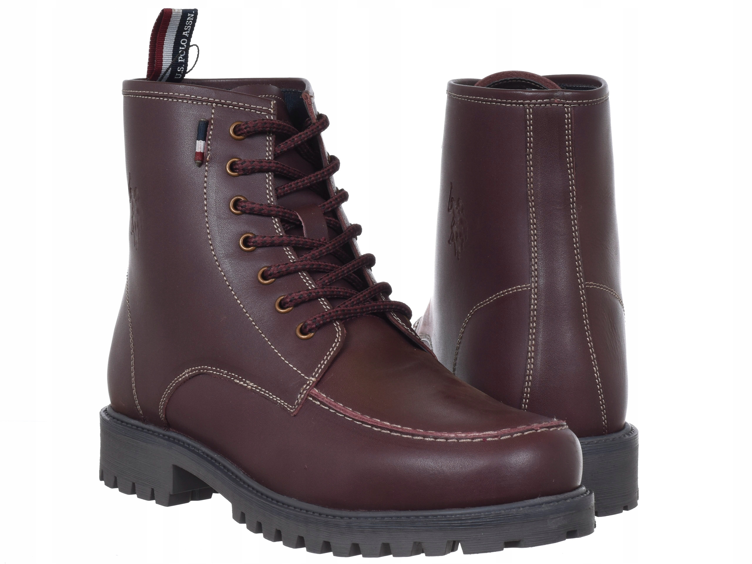 Zimní Boty U.s. Polo Assn. BORAL001 LTH-BOR002 hnědé kotníkové boty boty