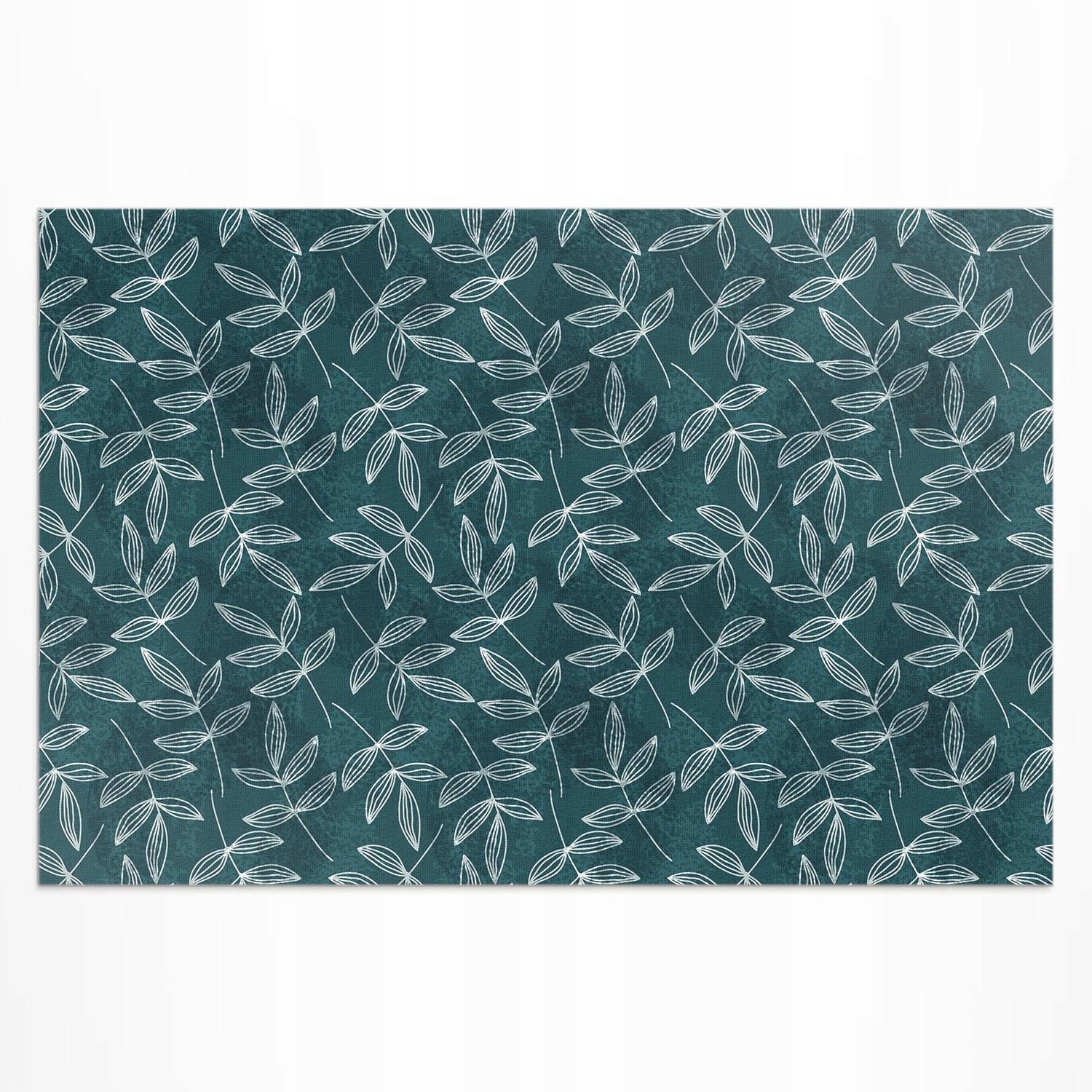 Koberec Vinylový Balkonový Uv Minimalistický větvička s listy boho 60x90 cm