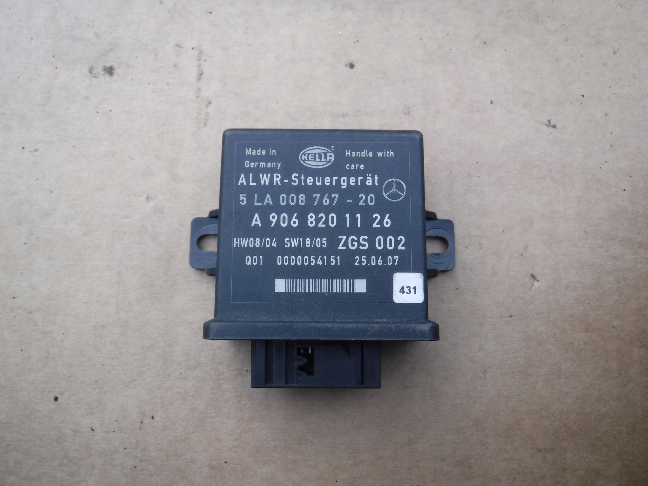 Реле ксенонової лампи SPRINTER W906 A9068201126