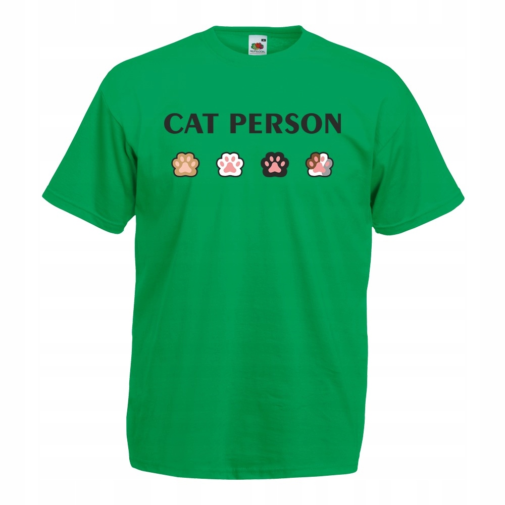 

Koszulka cat person kociarz kot XXL zielona