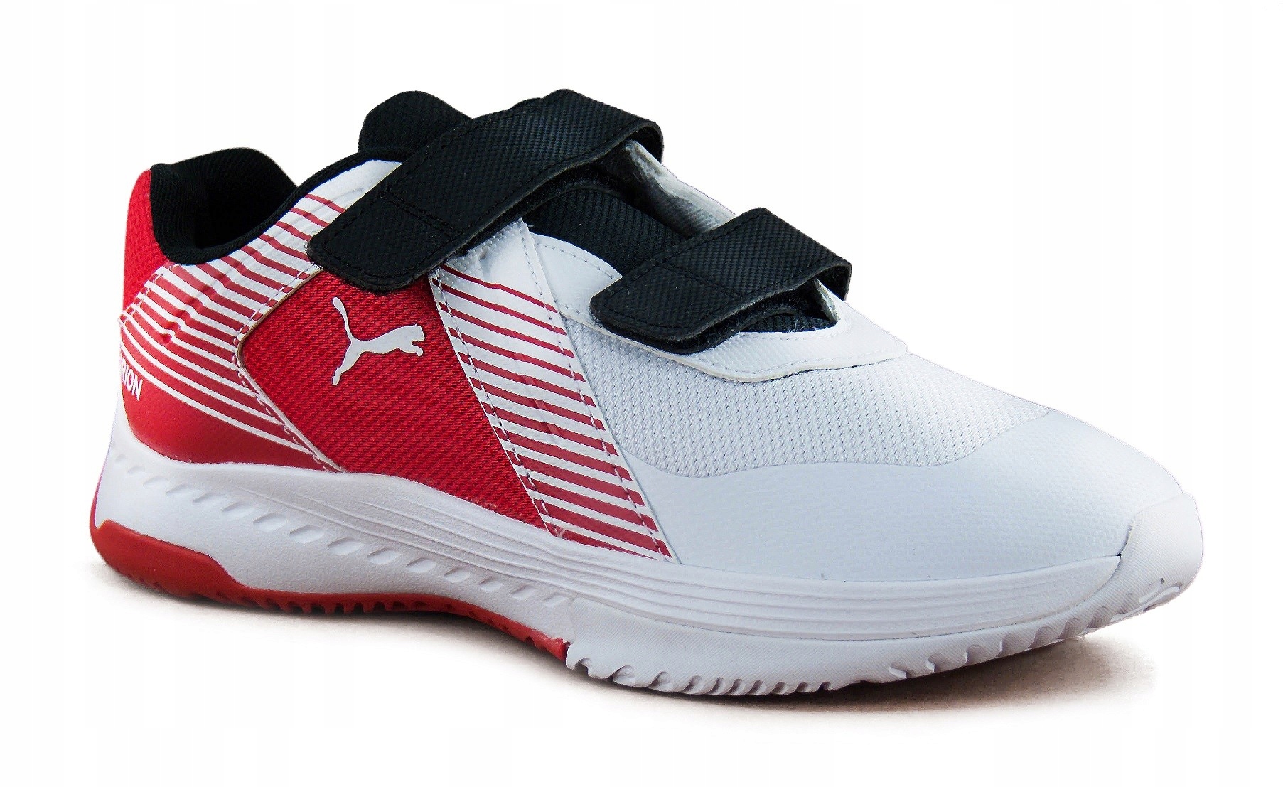 Puma Varion V Jr Buty Chłopięce Sportowe Zapinane Na Rzepę 106586 07 Czarny