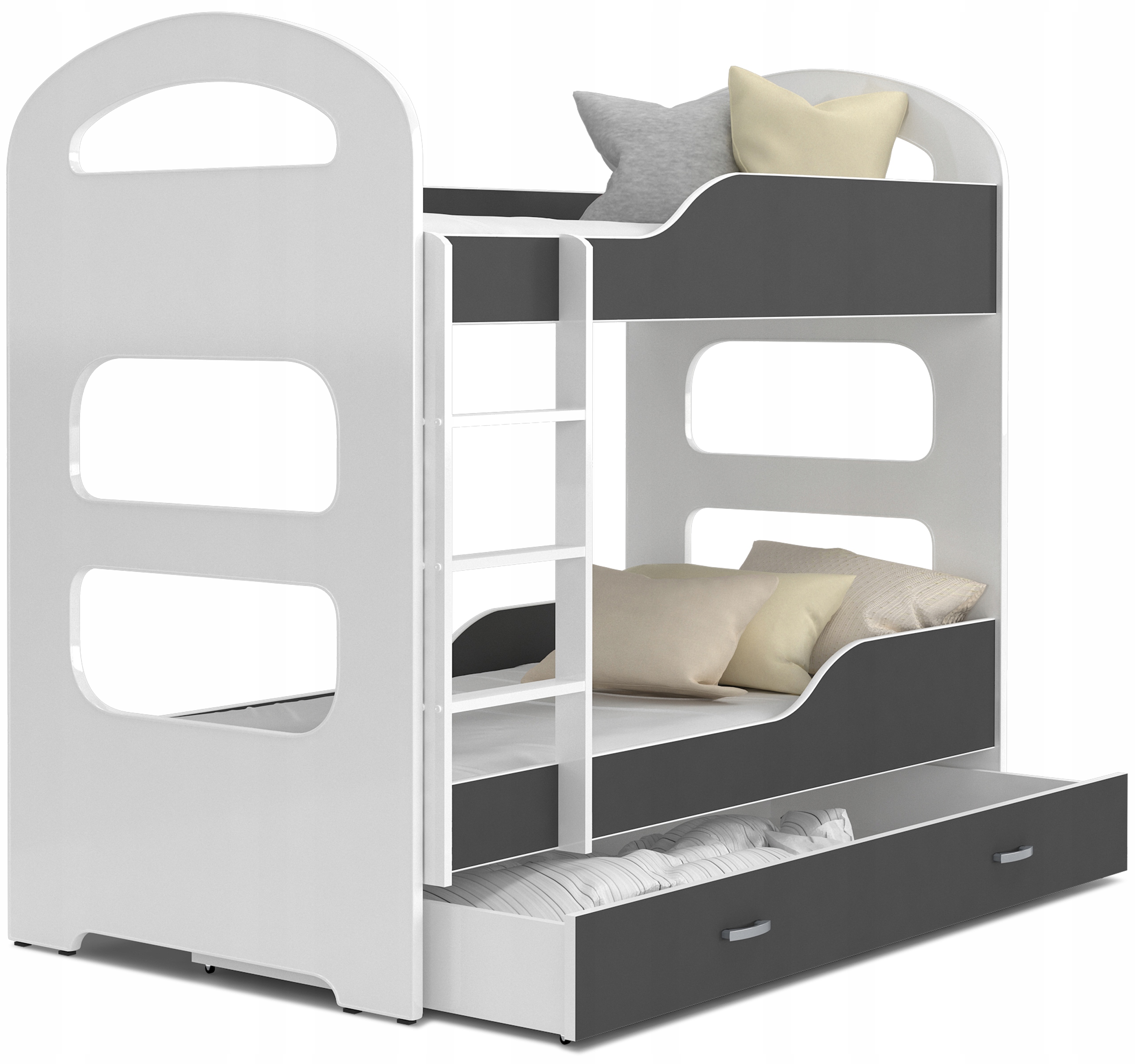 Двухъярусная кровать ДОМИНИК 160x80 + ящик + матрас