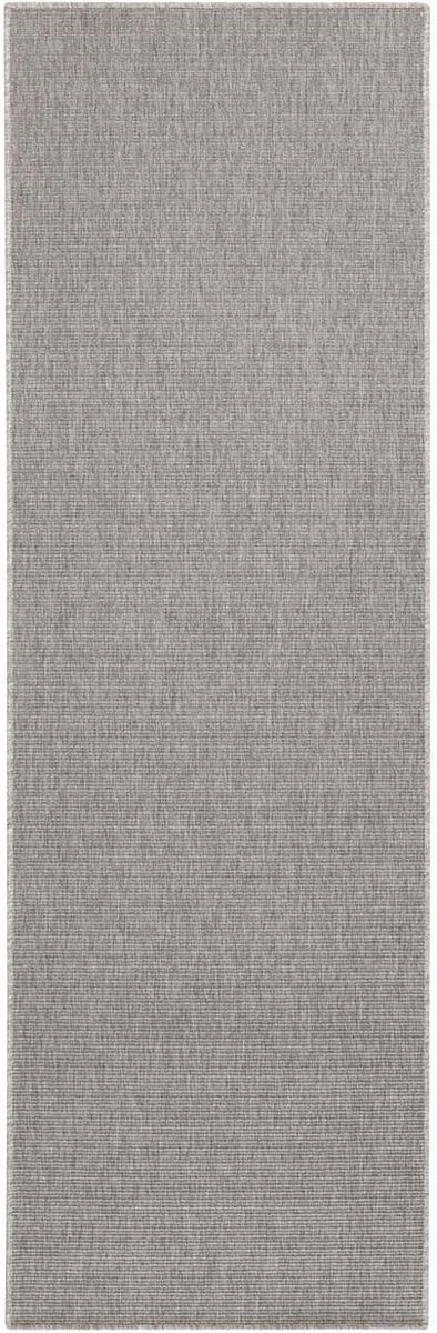 Behúň sivý, plocho tkaný, šnúrkový, 80x350 cm