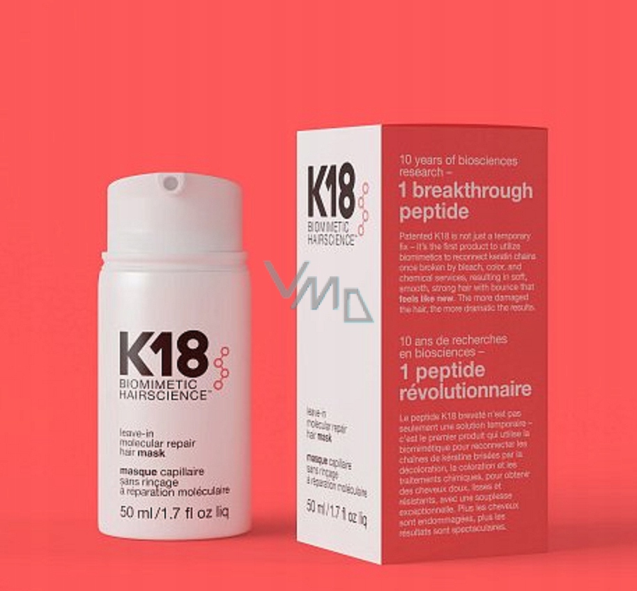 K18 HAIR MASK MASKA ODBUDOWUJĄCA I REGENERUJĄCA 50ml Działanie regeneracja i nawilżenie