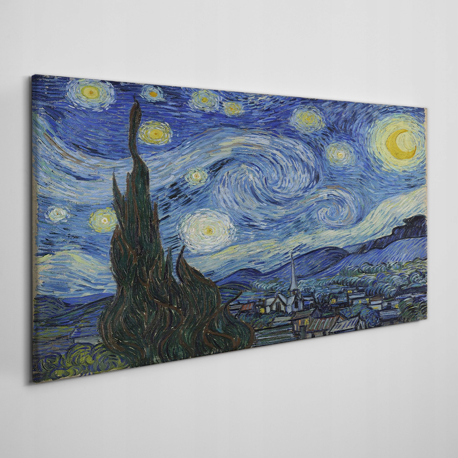 

Obraz na płótnie Gwiaździsta noc Van Gogh 120x60