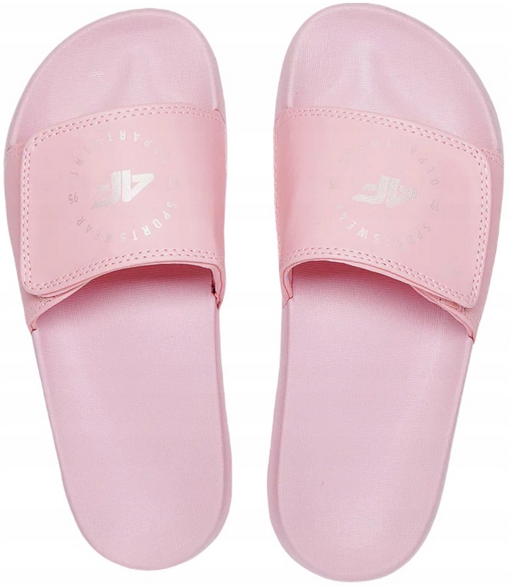 KLAPKI DAMSKIE 4F BASENOWE PLAŻOWE GUMOWE NA LATO