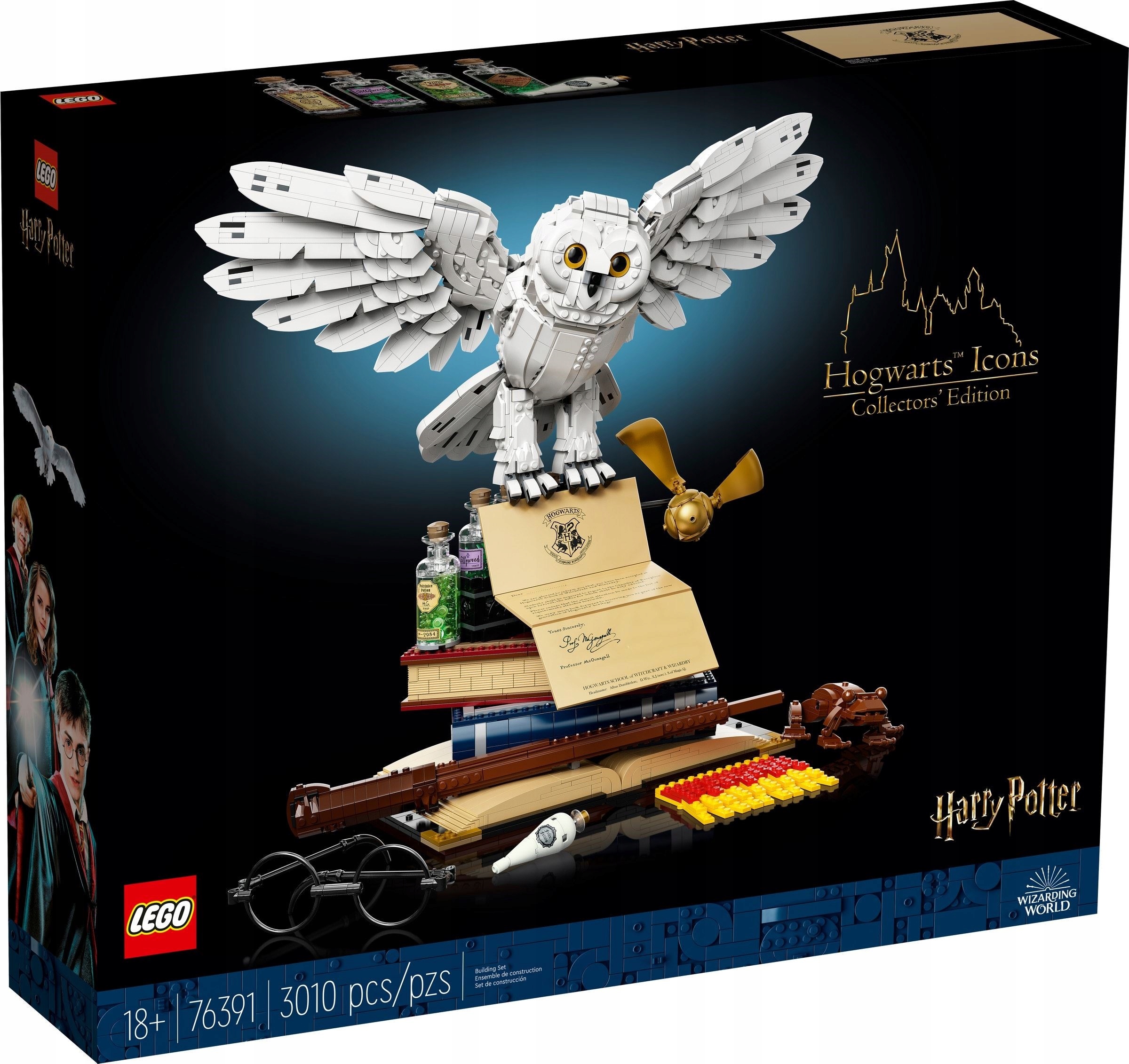 LEGO Harry Potter Ikony Hogwartu - edycja kolekcjonerska, 76391 Stan opakowania oryginalne