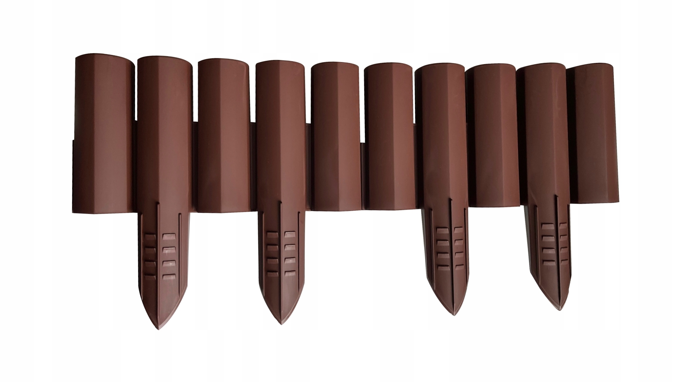 

Palisada ogrodowa 10x27cm 2,7 m obrzeża brąz