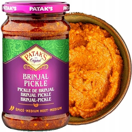 

Pasta Ostry Indyjski Bakłażan Brinjal 312g Pataks