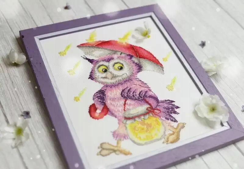 Křížková výšivka počítaná sada (kanva, mulina)