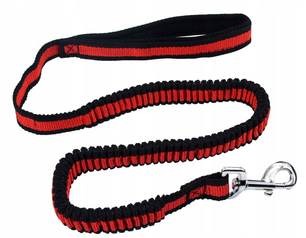 

Pet Nova Smycz Bungee L 1,2 - 1,8 m odblask amorty