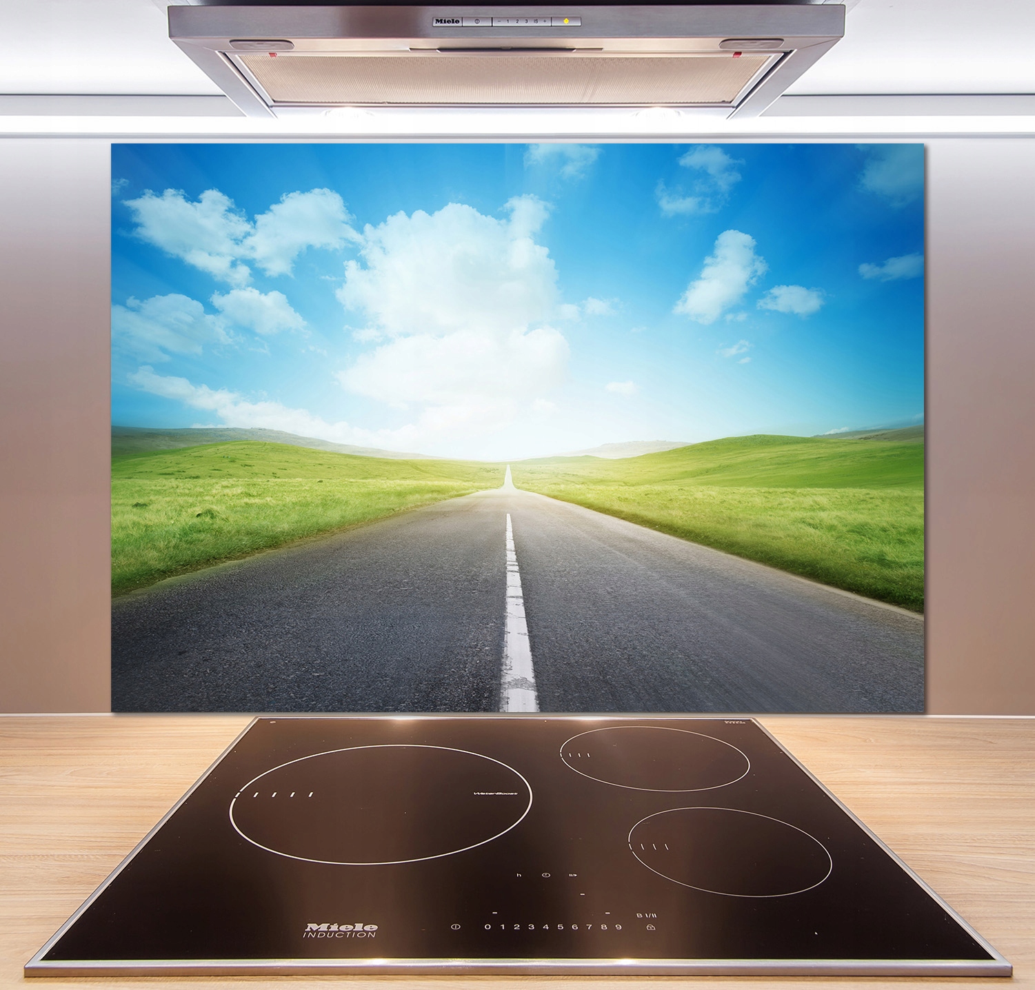 

Panel do kuchni Droga przez łąkę 100x70 cm + Klej