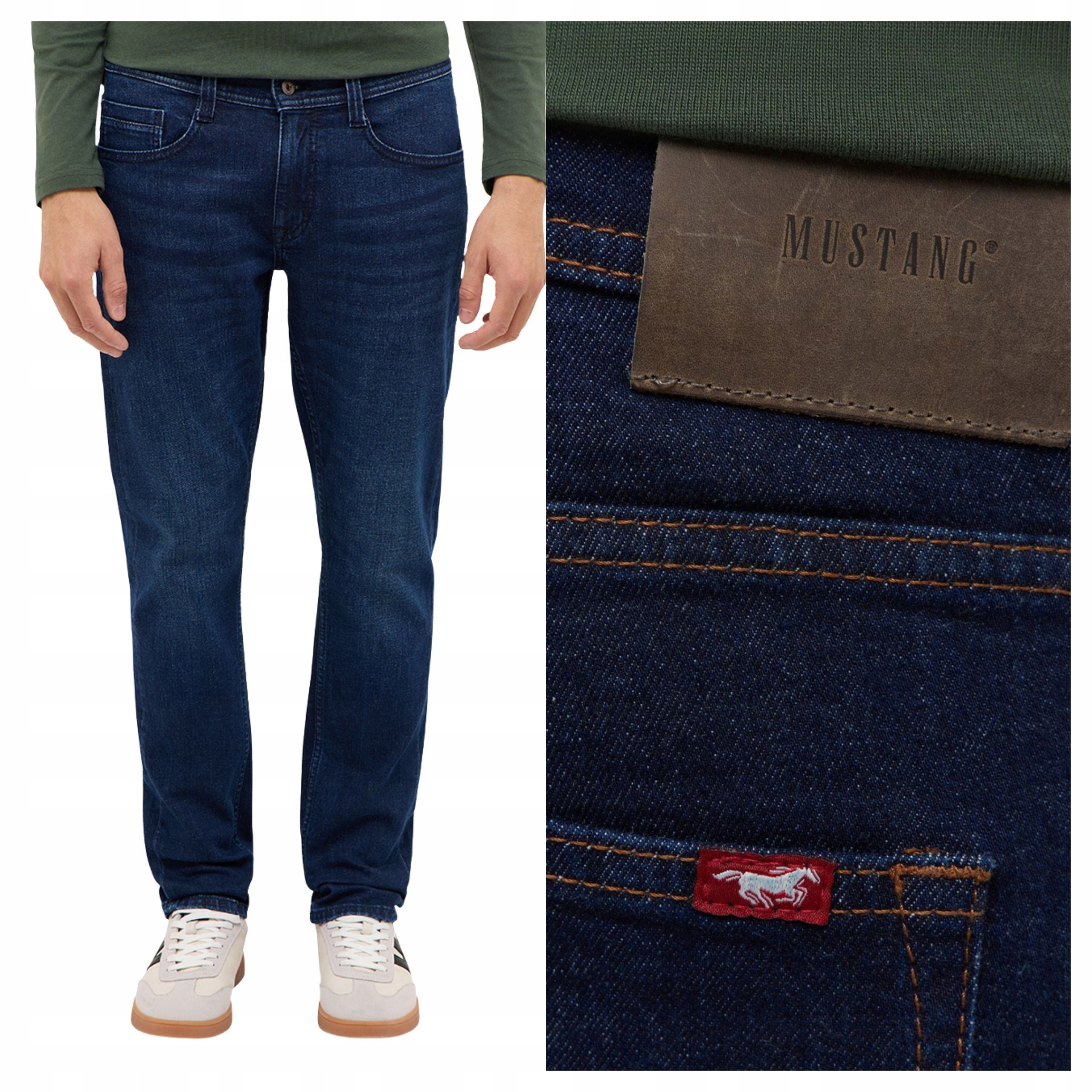 Pánské džínové kalhoty Mustang Oregon Slim Modré Denim W34 L30