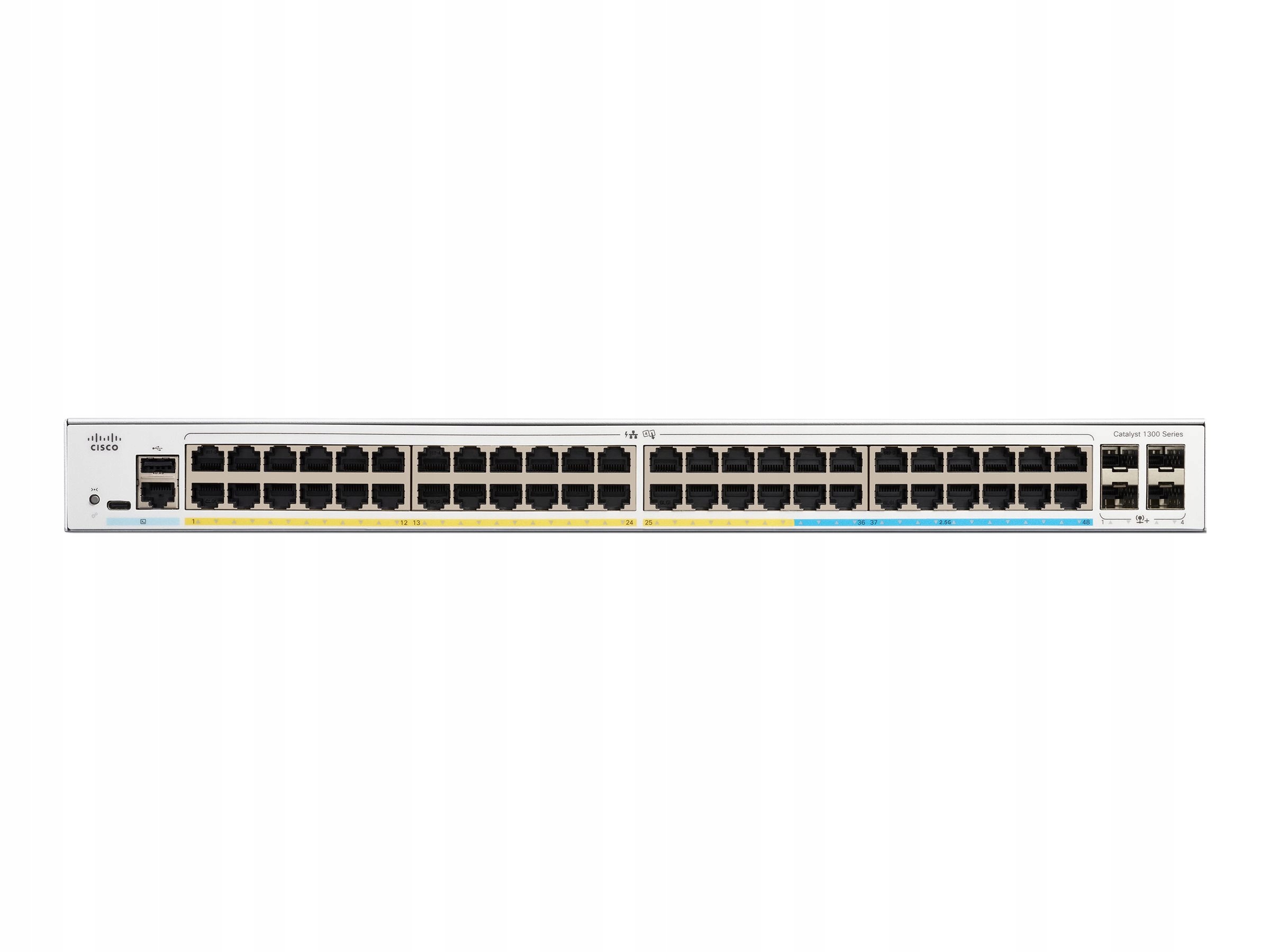 Cisco Catalyst 1300 48p Ge PoE 4x10G Sfp+ Switch