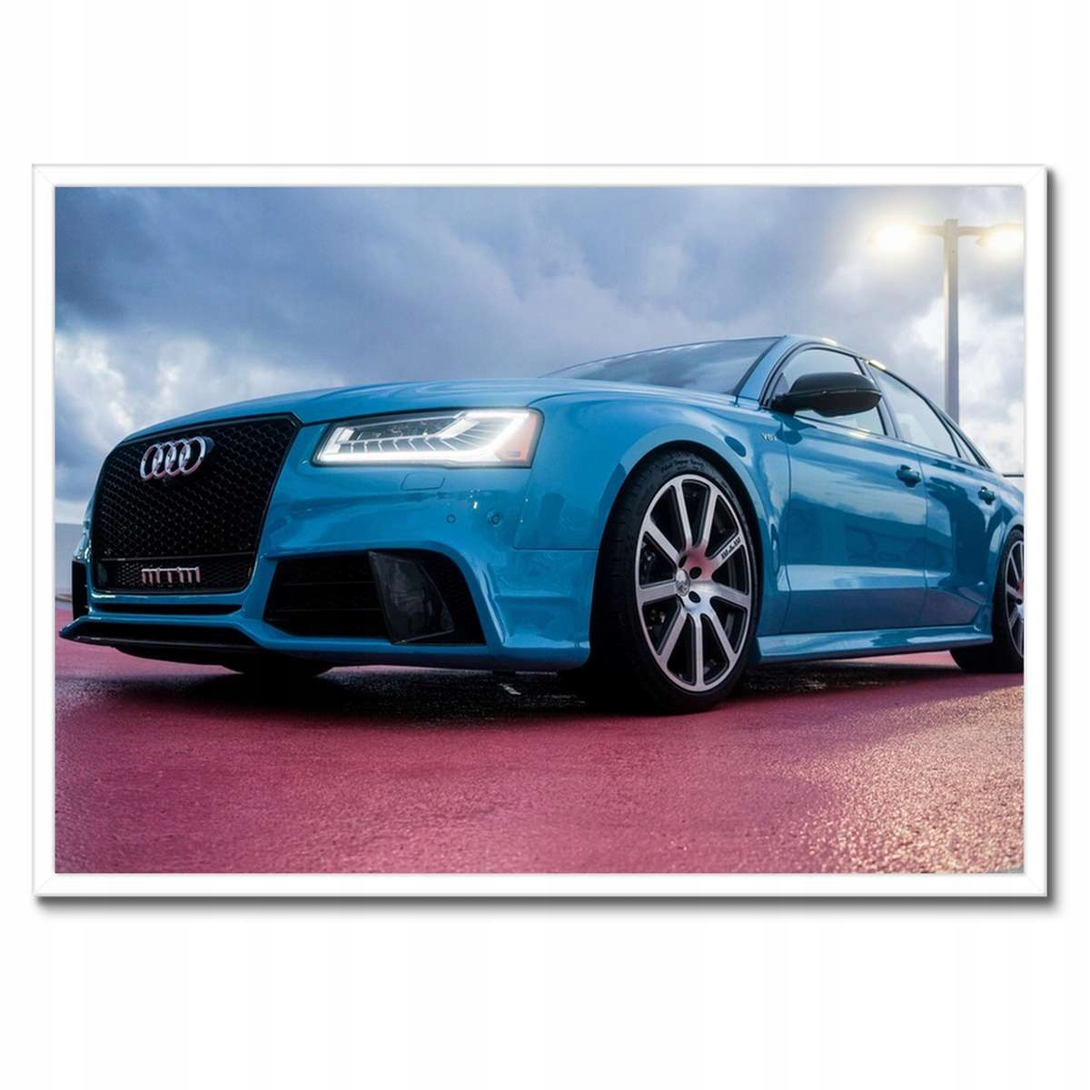 Plakáty v rámu 70x50 Modré Audi