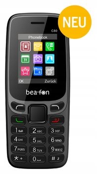 Telefon Komórkowy Beafon C80 dual Sim, Bluetooth, 800 mAh, czarny
