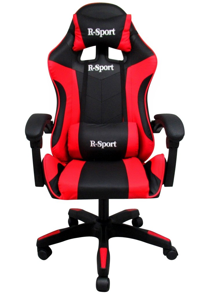 Herní křeslo K3 R-Sport Červeno-černé pro hráče masážní přístroj R-sport