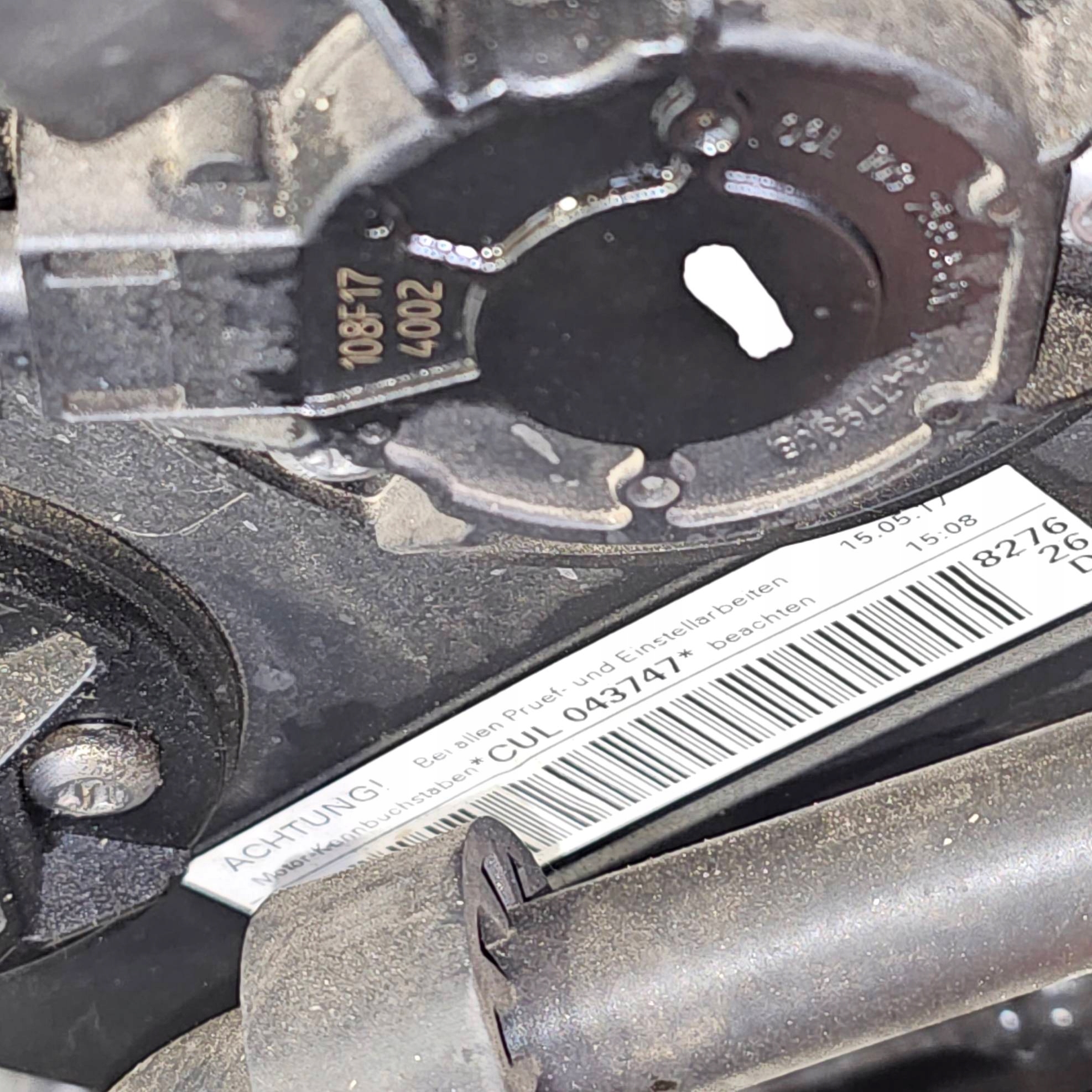 engine complete CUL 2.0 TFSI 179 KM AUDI Q3 8U