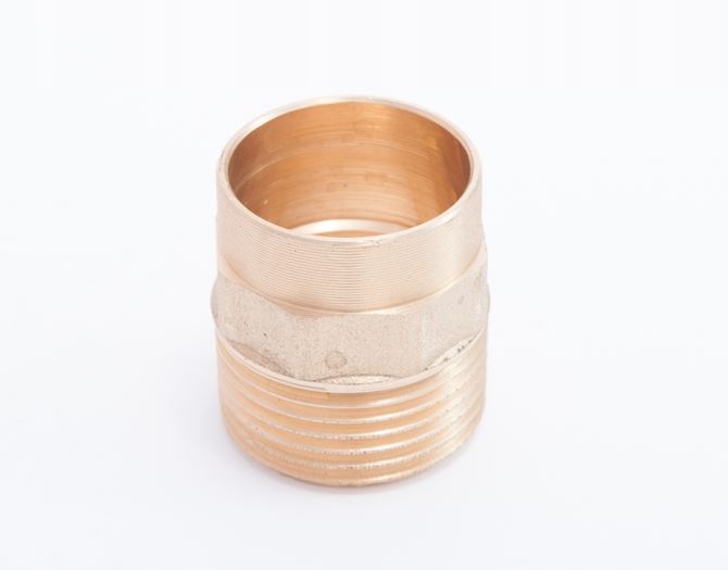 CU MOSIĘŻNY NYPEL DO WLUTU 15MM X 1/2 CALA