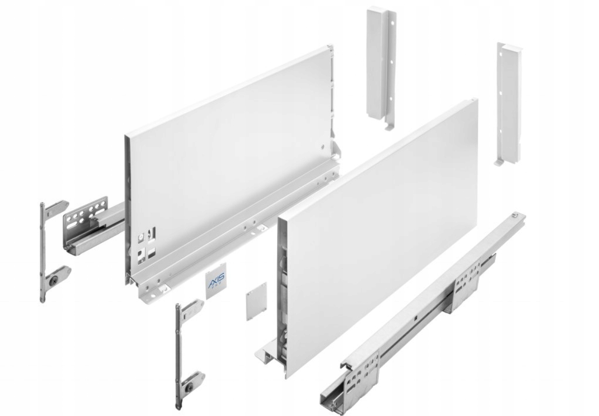 Šuplík Gtv Axis Pro 600C1 Vysoká L600 H167 Bílá S Tlumením Dovírání Výsuv