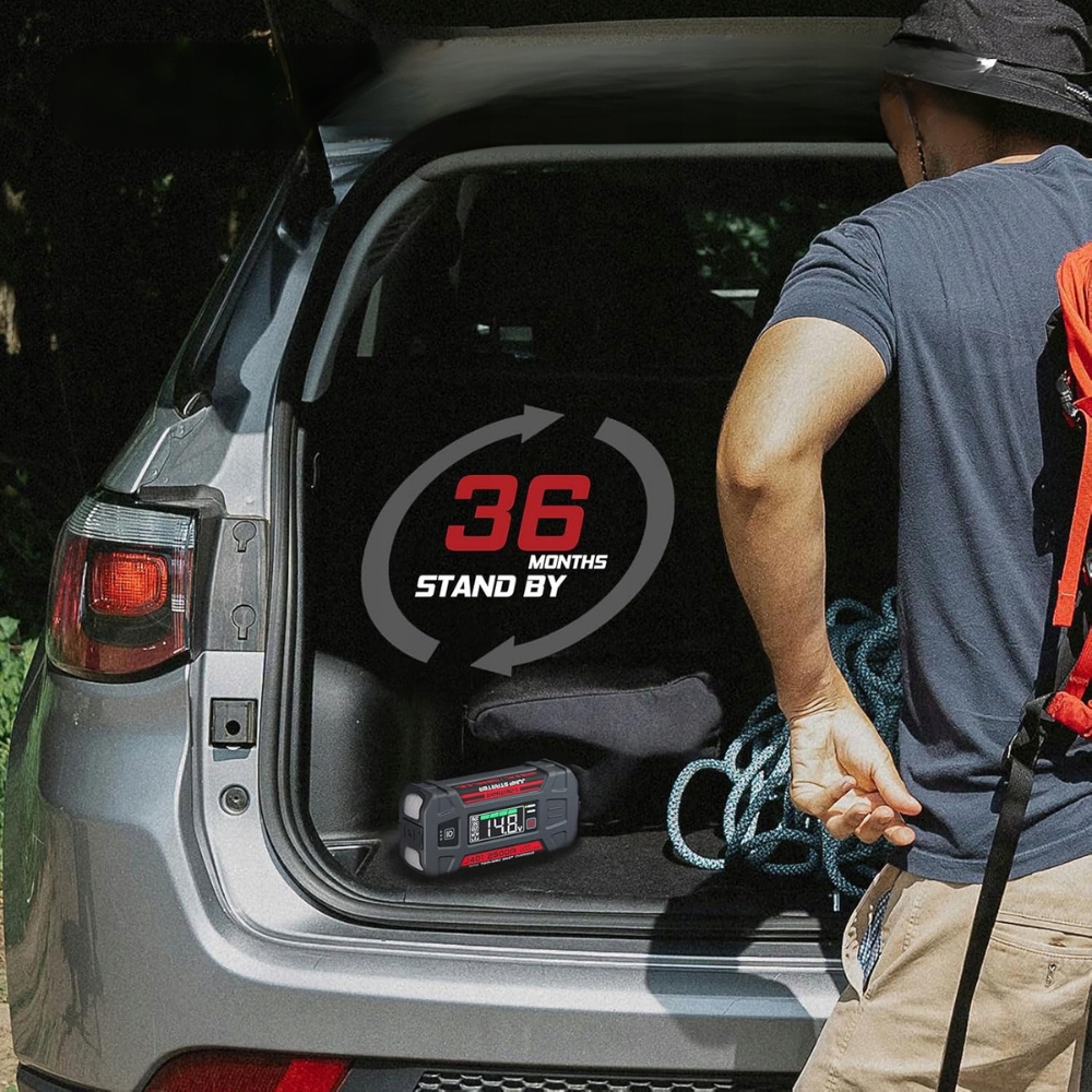 ROZRUSZNIK SAMOCHODOWY POWERBANK JUMP STARTER 2000A BOOSTER Marka Lokithor