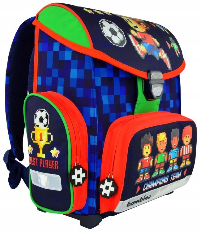 TORNISTER SZKOLNY FOOTBALL CHAMPIONS TEAM PIŁKA Marka St. Majewski